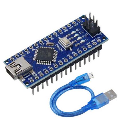 Arduino Nano V3.0 (ATmega328P) – Powerful Microcontroller with USB Cable