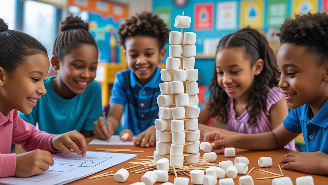 10 Fun and Easy STEM Activities for Kids to Try at Home or in the Classroom 2 Building a Marshmallow Tower is also a stem activities for kids