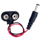 9V battery buckle DC head