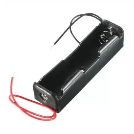 1-slot 18650 battery holder case for DIY electronics projects