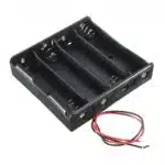 4-slot 18650 battery holder case for robotics and DIY power projects
