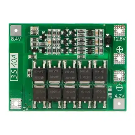 3S 40A 18650 lithium-ion battery BMS protection board for 11.1V and 12.6V battery packs in Ghana