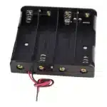 4-slot 18650 battery holder case for robotics and DIY power projects