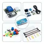 ESP32 Basic Starter Kit with OLED display sensors relay breadboard and electronics components in Ghana