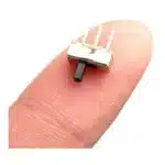 SS12D00G4 mini 3-pin SPDT slide switch real size