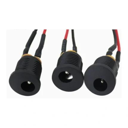 DC-022 5.5x2.1mm prewired female panel mount DC power socket Ghana